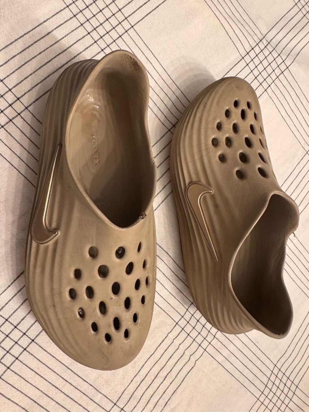 Nike ReactX Rejuven8 Recovery Slip-On Shoes Taupe Brown